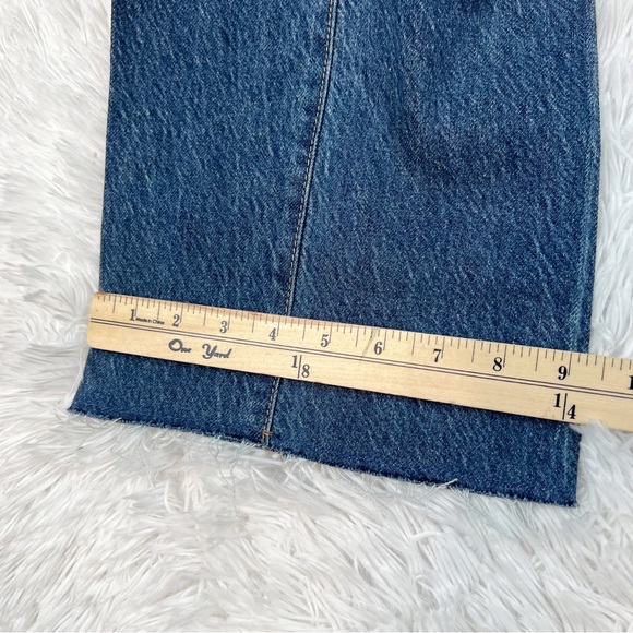 J Crew New high rise full length Demi-boot jeans in Kamari wash raw hem - Picture 8 of 11